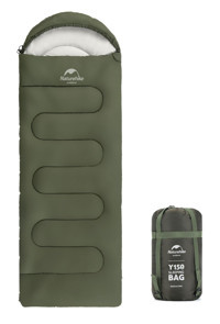 Naturehike Y150M -15 Derece Polyester 3 Mevsim Yetişkin Uyku Tulumu Haki