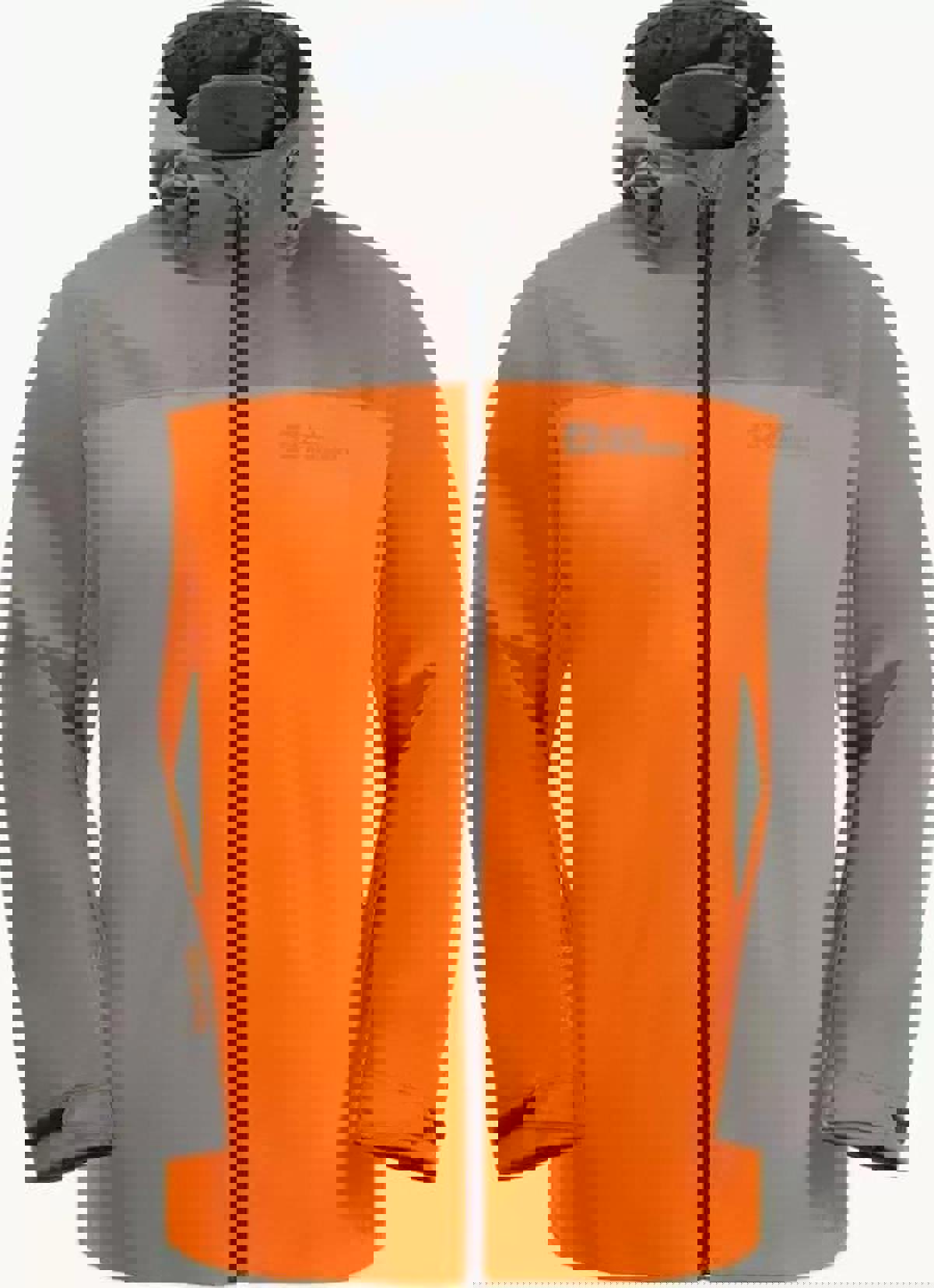 Jack Wolfskin Taubenberg 3in1 Softshell Gore Tex Su Geçirmez Fermuarlı Polyester Erkek JKT Outdoor Mont Turuncu