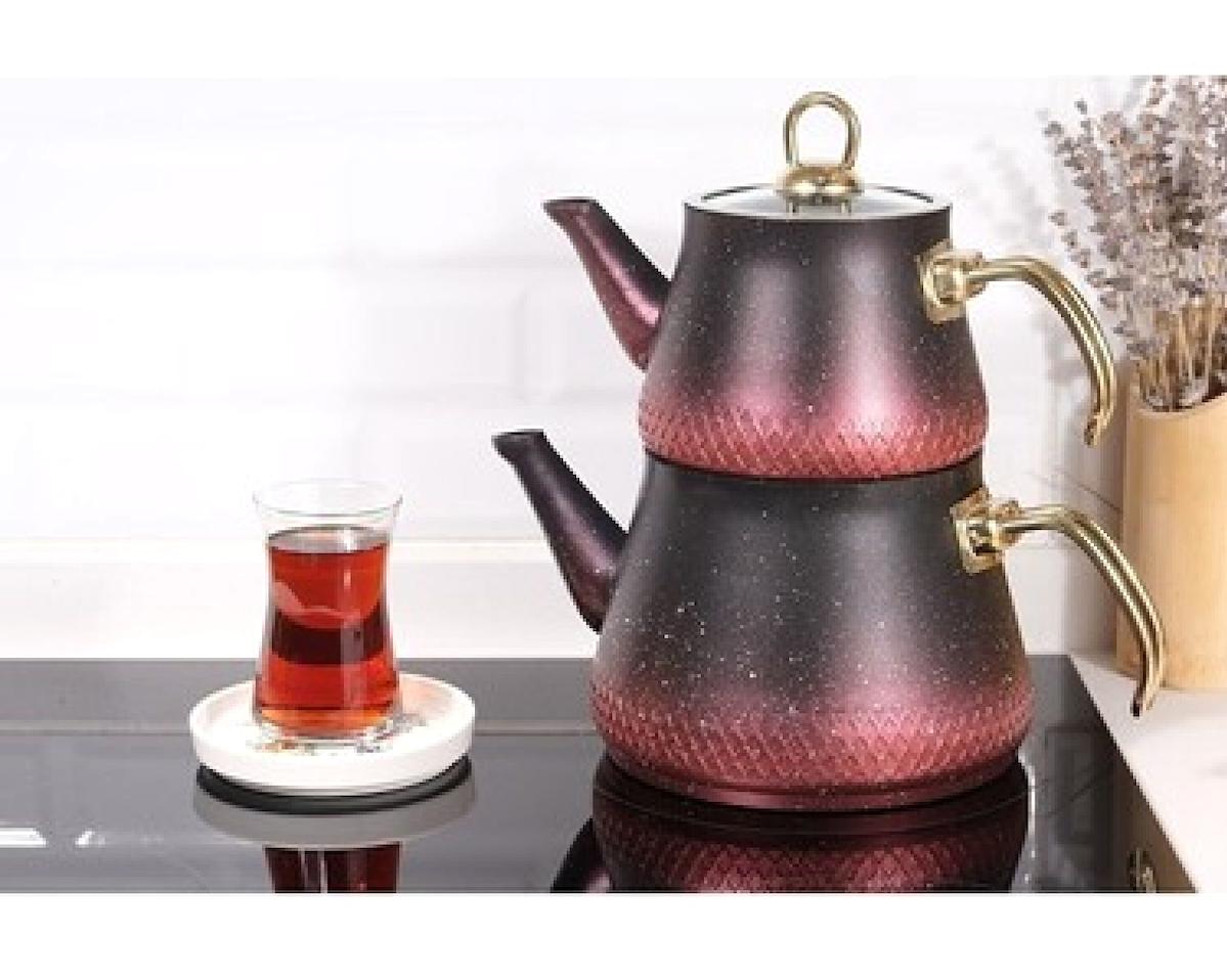 Aldora Granit Granit Granit Çaydanlık Çok Renkli