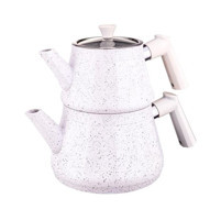 Bambum Mold Granit Granit Çaydanlık Beyaz