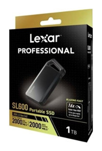 Lexar SL600 LSL600X001T-RNBNG 1 TB USB Type C USB 3.2 Gen 2 Taşınabilir SSD Siyah