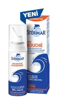 Sterimar Blocked Nose Hipertonik Deniz Suyu Tekli Burun Spreyi 100 Ml