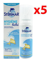 Sterimar Hygiene Baby İzotonik Deniz Suyu 5'li Burun Spreyi 100 Ml