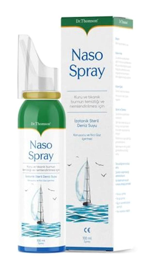 Dr.Thomson Naso İzotonik Deniz Suyu Tekli Burun Spreyi 100 Ml