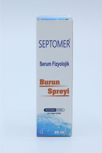 Septomer İzotonik Deniz Suyu Tekli Burun Spreyi 25 Ml