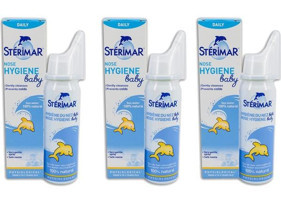 Sterimar Hygiene Baby İzotonik Deniz Suyu 3'lü Burun Spreyi 50 Ml
