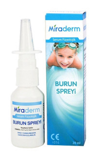 Miraderm İzotonik Tekli Burun Spreyi 20 Ml