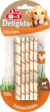 8in1 Delights Tavuk Tüm Irklar Yavru Köpek Maması 55 gr