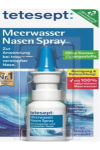 Tetesept Deniz Suyu Tekli Burun Spreyi 20 Ml