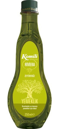 Komili Riviera Polifenolsüz Pet Riviera Zeytinyağı 250 ml