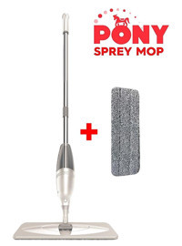 Pony Sprey 2'li Mop Seti Krem