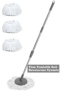 Egonex 4'lü Mop Seti Gri