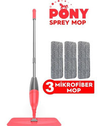 Pony Sprey 4'lü Mop Seti Somon