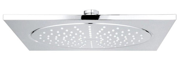 Grohe Metal Tek Fonksiyonlu Kare Yağmur Tepe Duş Başlığı Gümüş