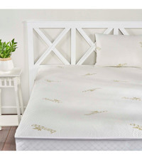Linens Luxury Polyester Sıvı Geçirmez 160x200 cm Çift Kişilik Alez