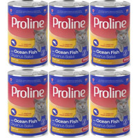 Pro Line Okyanus Balıklı Parça Etli Yaş Kedi Maması 6x395 gr