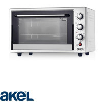 Akel AF955ELF 50 lt Izgaralı Dikdörtgen Fanlı Mini Fırın Gri
