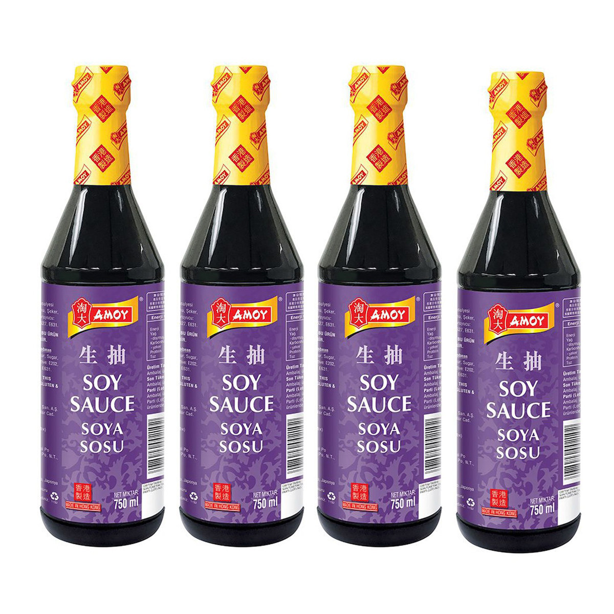 Amoy Soya Sosu 4x750 ml
