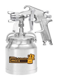 Ingco ASG3102 1 lt 1.8 mm Alttan Depolu Aküsüz Havalı Boya Tabancası