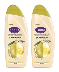 Duru Besleyici-Nemlendirici Kuru Saçlar İçin Zeytinyağı & Kolajen Şampuan 2x700 ml