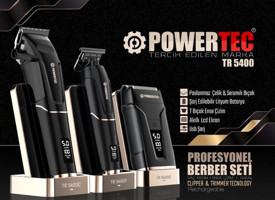 Powertec TR-5400 Saç Sakal 3 Başlıklı Kuru Tıraş Makinası