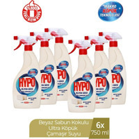 Hyper Hypo Hijyen Gücü Beyaz Sabun Köpük Çamaşır Suyu 6x750 ml