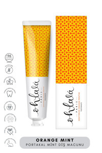 Ohlala Orange Mint Portakal-Nane Florürsüz Diş Mucunu 75 ml