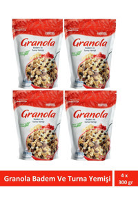 Harras Badem-Turna yemişi Granola 4x300 gr