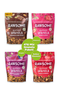 Rawsome Karışık Glutensiz Granola 4x250 gr