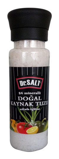 Dr.Salt İyotsuz Kristal Kaynak Tuzu Değirmen 275 gr
