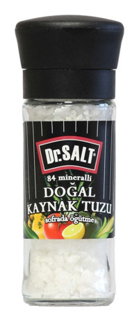 Dr.Salt İyotsuz Kristal Kaynak Tuzu Değirmen 110 gr