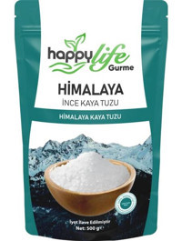 Happy Life Gurme İyotlu Toz Himalaya Tuzu Paket 500 gr
