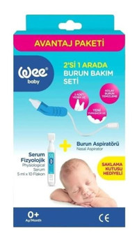 Wee Baby Yedek Uçlu Burun Aspiratörü Seti Mavi