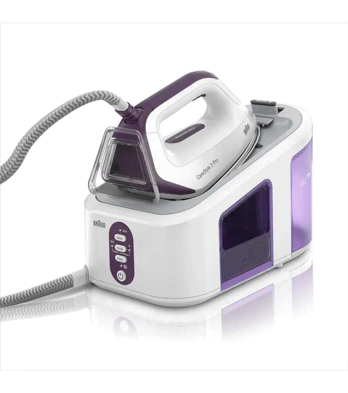 Braun Carestyle 3 Pro IS 3155VI 2400 W 6.5 bar Seramik Tabanlı Şok Buharlı Kazanlı Ütü Mor