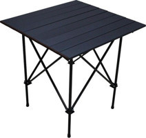 Solano Fishing 67x62 cm Çantalı Dikdörtgen Alüminyum Gövdeli Antrasit Kamp Masası