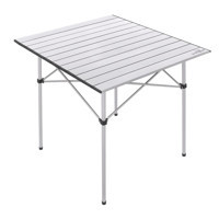 Panipal XL 72x70 cm Çantalı Dikdörtgen Alüminyum Gövdeli Gri Kamp Masası
