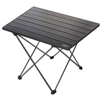 Haegs Full Orta Boy 55x41 cm Çantalı Dikdörtgen Alüminyum Gövdeli Siyah Kamp Masası