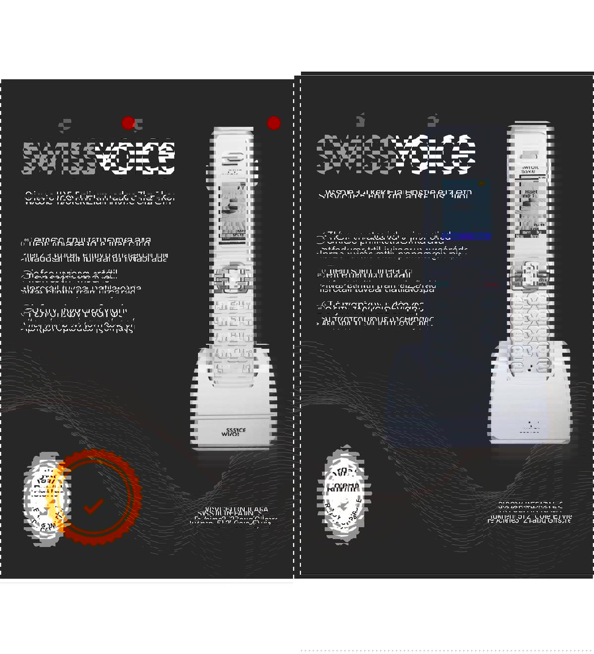 Swissvoice IH250 Tek Ahizeli Ekranlı Kablosuz Telsiz Telefon