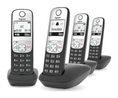 Gigaset A690 Quad 4 Ahizeli Bas Konuş Ekranlı Kablosuz Telsiz Telefon