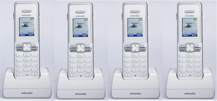 Swissvoice IH250 Quad 4 Ahizeli Ekranlı Kablosuz Telsiz Telefon