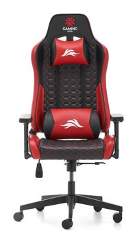 Rapido X500 Air Pro Suni Deri Oyuncu Koltuğu Kırmızı-Siyah