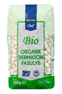 Metro Chef Organik Dermason Fasulye 500 gr