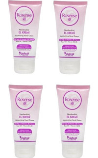 Rosense Gül Yağı Tüm Ciltler Parfümsüz El Kremi 4x20 ml