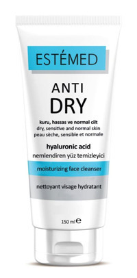 Estemed Anti-Dry Kuru, Normal ve Hassas Ciltler Yüz Temizleme Jeli 150 ml