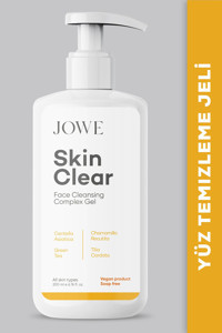 Jowe Skin Clear Tüm Ciltler Yüz Temizleme Jeli 200 ml