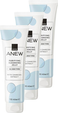 Avon Anew Purifying Tüm Ciltler Yüz Temizleme Jeli 3x150 ml