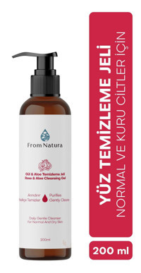 From Natura Gül & Aloe Yüz Temizleme Jeli 200 ml