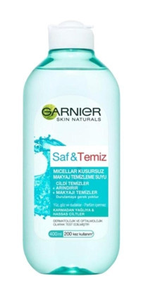 Garnier Saf & Temiz Micellar Kusursuz Hassas Cilt Makyaj Temizleme Suyu 400 ml