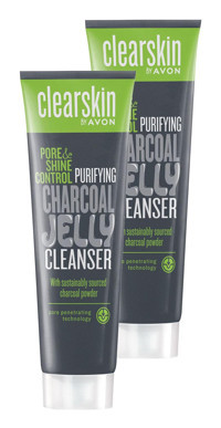 Avon Clearskin Pore & Shine Control Purifying Yüz Temizleme Jeli 2x100 ml