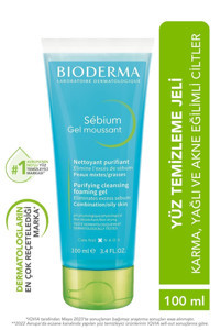 Bioderma Sebium Purifying Yağlı ve Karma Ciltler Yüz Temizleme Jeli 100 ml